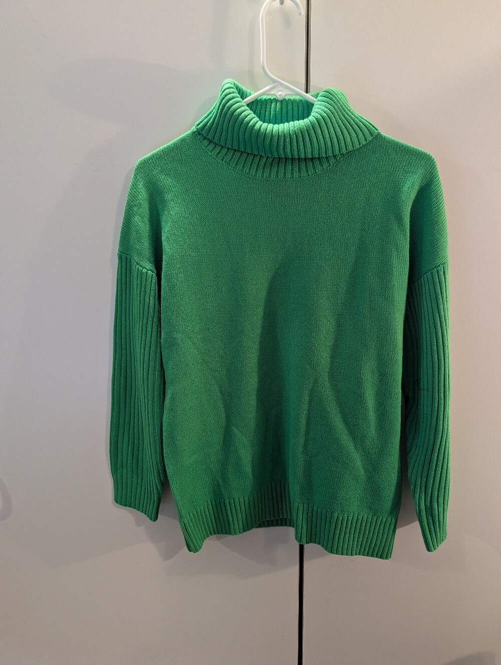 Jouica Green Turtleneck Knit Sweater - Women's Cozy Pullover Small NWT